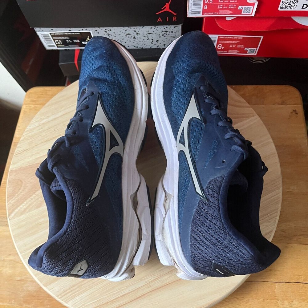 Mizuno Mens Wave Rider 23 411112 5073 Blue Running Shoes Sneakers Size 11 - Picture 6 of 11